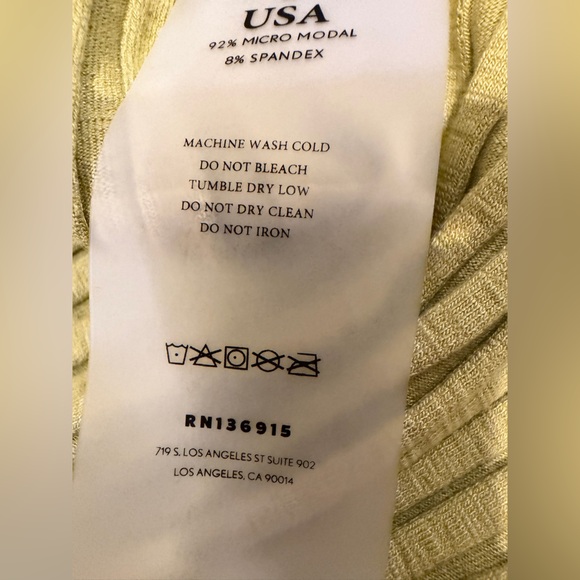 NWOT Simon Miller Ribbed Top - Picture 9 of 9